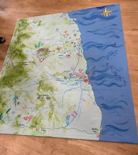 Map of Northumberland